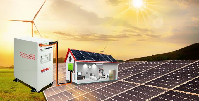 Fuori dalla batteria al litio di energia solare di griglia, batteria di 51.2V 150ah lifepo4 1