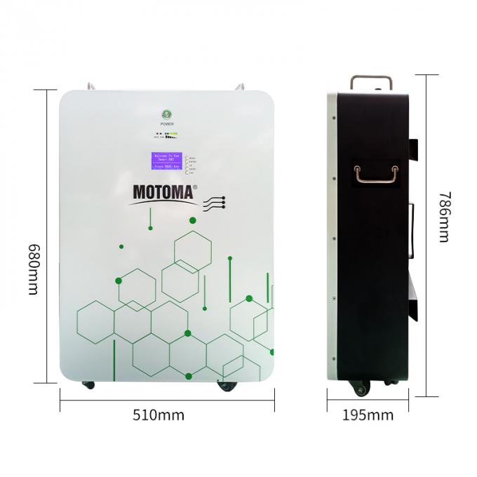 Pacchetto della batteria di Bluetooth 48V 200Ah LiFePO4 per il sistema a energia solare 0