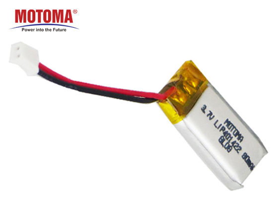 Mini Size Wearable Device Battery 3.7V 80mah con una garanzia da 1 anno