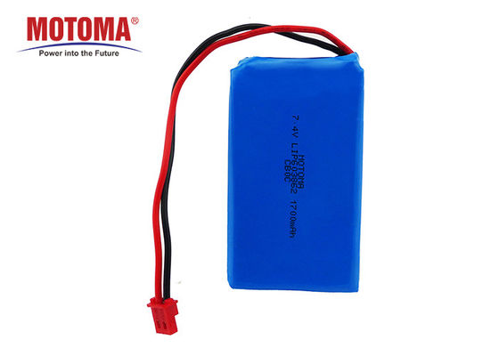 Batteria portabile del dispositivo dell'UL, batteria al litio di 7.4V 1700mah per la cuffia avricolare di Bluetooth
