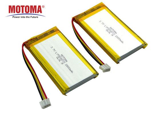 Motoma UL1642 ha approvato la batteria 3,7 V 2800mah di Lipo del litio per il rivelatore