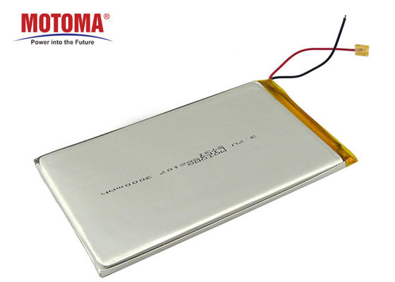 Pacchetto portabile lungo della batteria del dispositivo di tempo di ciclo della batteria 3.7V3000mah 4.5*62*107mm di Rechargable di alto potere di capacità elevata