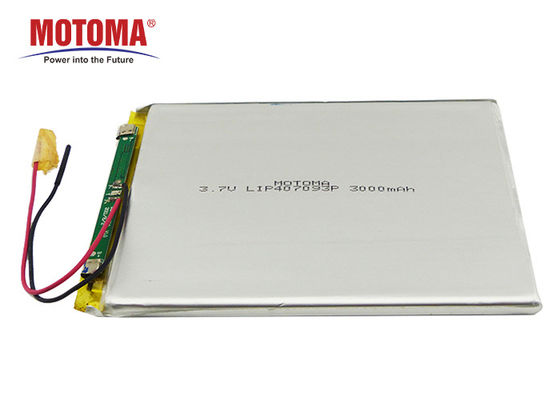 Batteria profonda 3.7V ricaricabile 3000mAh di Lipo del litio del ciclo di MOTOMA