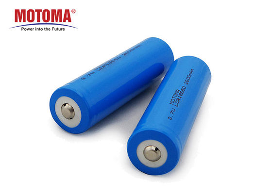 Batteria cilindrica del litio ricaricabile, batteria 2600mAh dello ione 3.7v del litio di LCR 18650